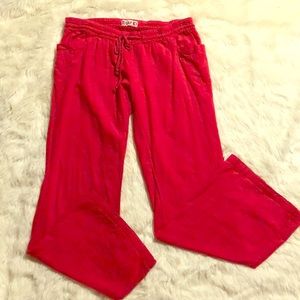 Lagaci Cotton Wide Leg Pants Sz M Watermelon